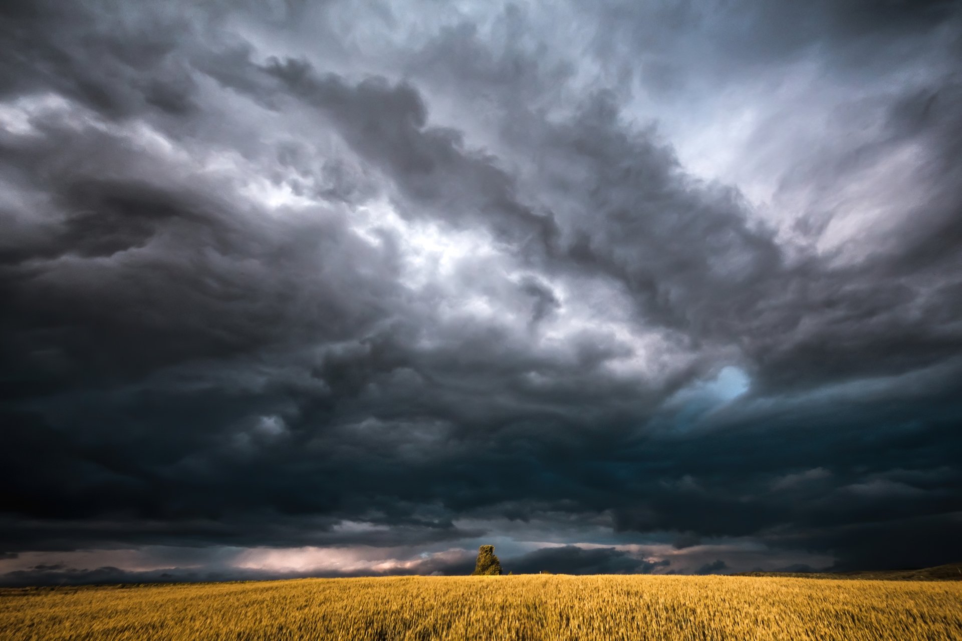 Download Nature Field Cloud 4k Ultra HD Wallpaper