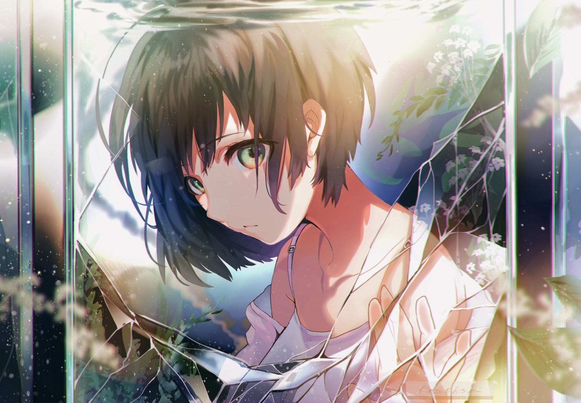 Download Anime Original HD Wallpaper by 飾ひさ