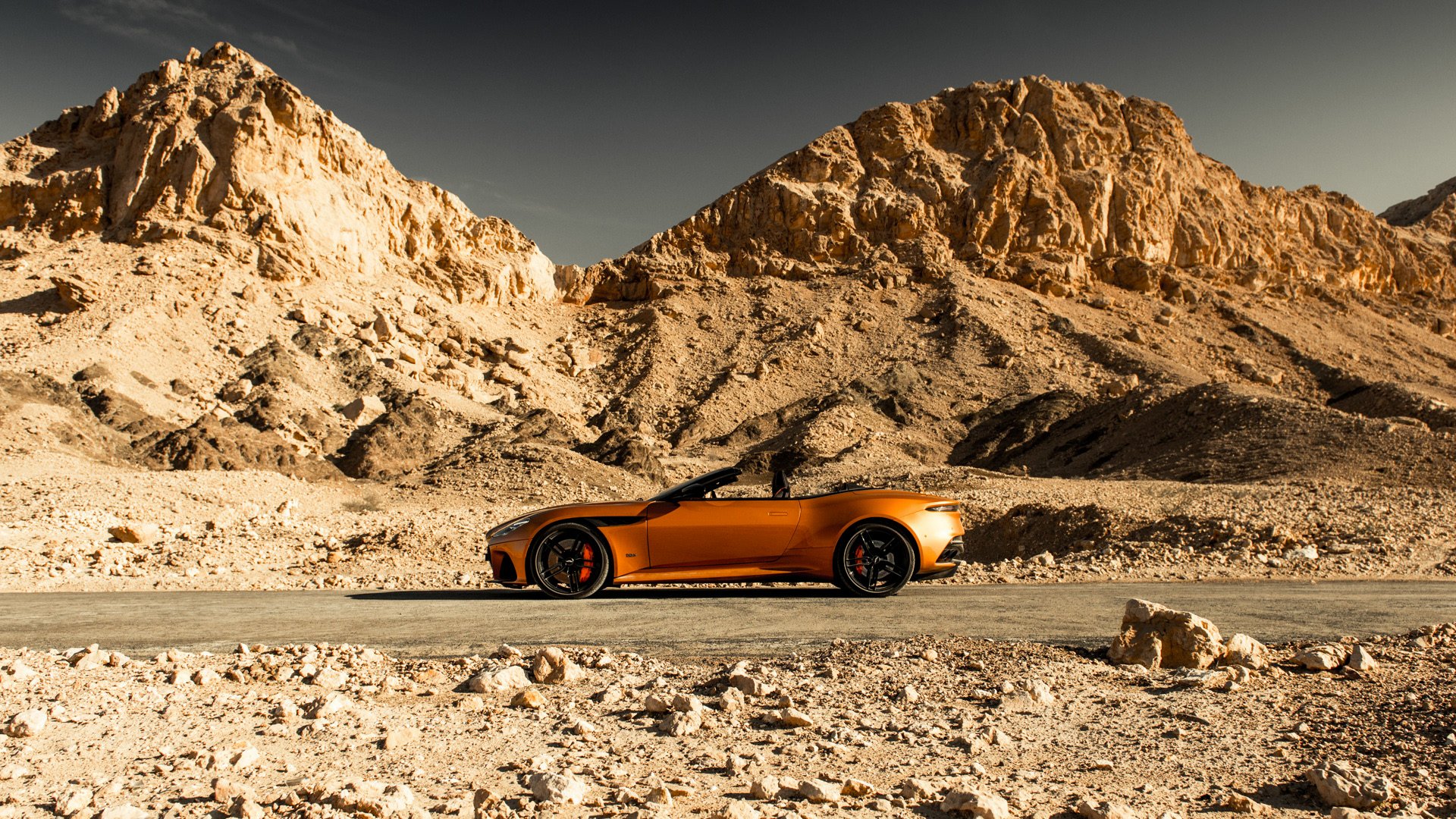 Download Supercar Cabriolet Orange Car Car Aston Martin Vehicle Aston Martin DBS Superleggera HD Wallpaper by Dennis Wierenga