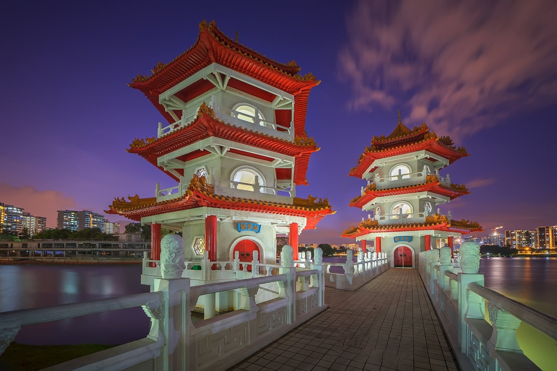 Download Pagoda Man Made Singapore HD Wallpaper
