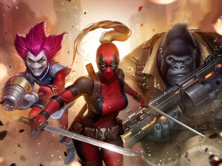  Marvel Future Fight Enlists Deadpool's Mercs for Money