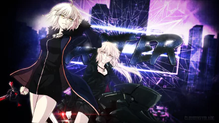 Saber (Fate Series) Artoria Pendragon (Alter) Jeanne d'Arc Alter Saber Alter Anime Fate/Grand Order HD Desktop Wallpaper | Background Image