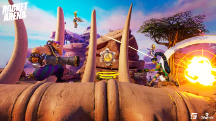 video game Rocket Arena HD Desktop Wallpaper | Background Image