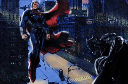 DC Comics Batman Superman Comic Batman VS. Superman HD Desktop Wallpaper | Background Image