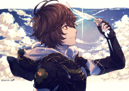Sandalphon (Granblue Fantasy) Anime Granblue Fantasy HD Desktop Wallpaper | Background Image