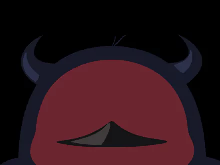 Nero from Black Clover in a 4K Ultra HD anime wallpaper featuring a close-up of her face with distinct black horns and red and black color scheme.