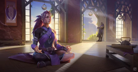 Wei (Dota 2) Disciple's Path (Dota 2) video game DotA 2 HD Desktop Wallpaper | Background Image