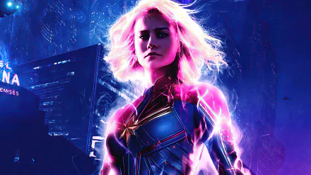 Carol Danvers Brie Larson movie Captain Marvel HD Desktop Wallpaper | Background Image
