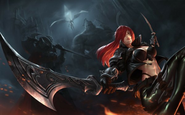 Video Game League Of Legends Katarina Sion Darius Kayle HD Wallpaper | Background Image