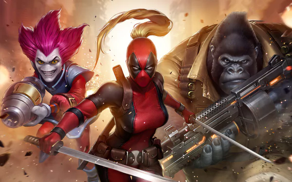  Marvel Future Fight Enlists Deadpool's Mercs for Money