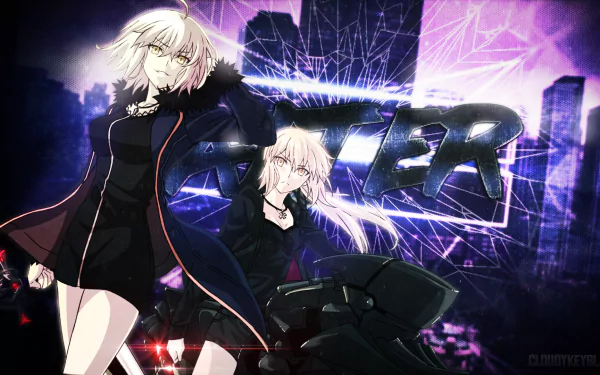 Saber (Fate Series) Artoria Pendragon (Alter) Jeanne d'Arc Alter Saber Alter Anime Fate/Grand Order HD Desktop Wallpaper | Background Image