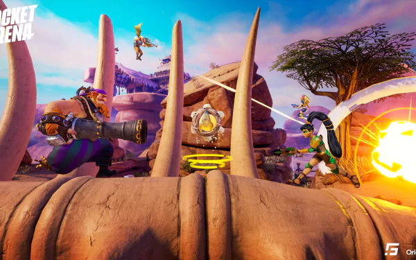 video game Rocket Arena HD Desktop Wallpaper | Background Image