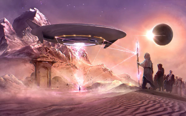 Sci Fi UFO HD Desktop Wallpaper | Background Image