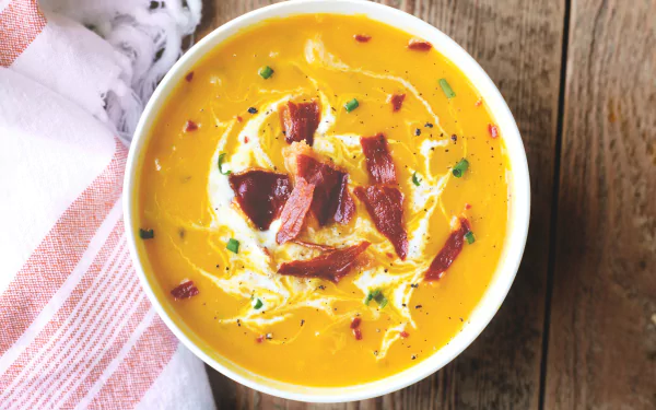  Bowl Of Butternut Soup by Sarah Pflug