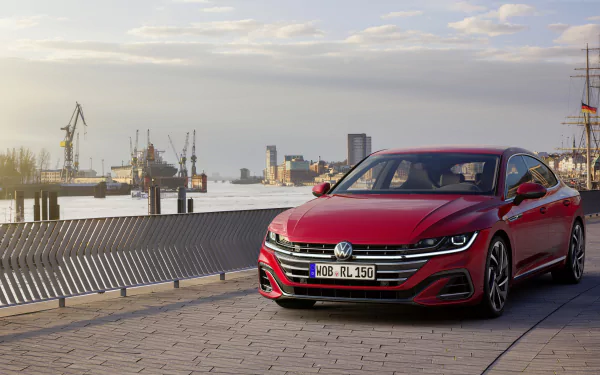 compact car Volkswagen Arteon Volkswagen vehicle Volkswagen Arteon R-Line HD Desktop Wallpaper | Background Image