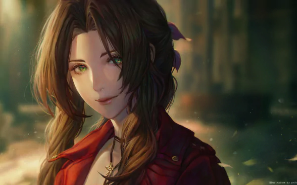 Aerith Gainsborough video game Final Fantasy VII Remake HD Desktop Wallpaper | Background Image