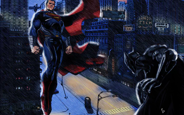 DC Comics Batman Superman Comic Batman VS. Superman HD Desktop Wallpaper | Background Image