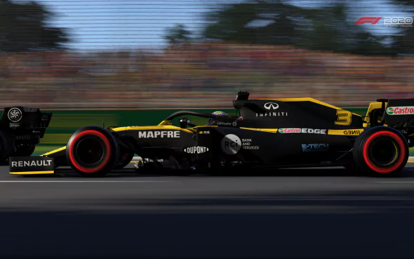 Renault DP World F1 Team R.S.20 video game F1 2020 HD Desktop Wallpaper | Background Image