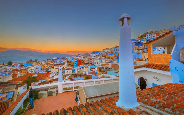 Morocco house man made village HD Desktop Wallpaper | Background Image
