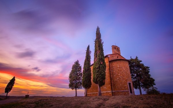 Religious Chapel Italy Tuscany HD Wallpaper | Background Image