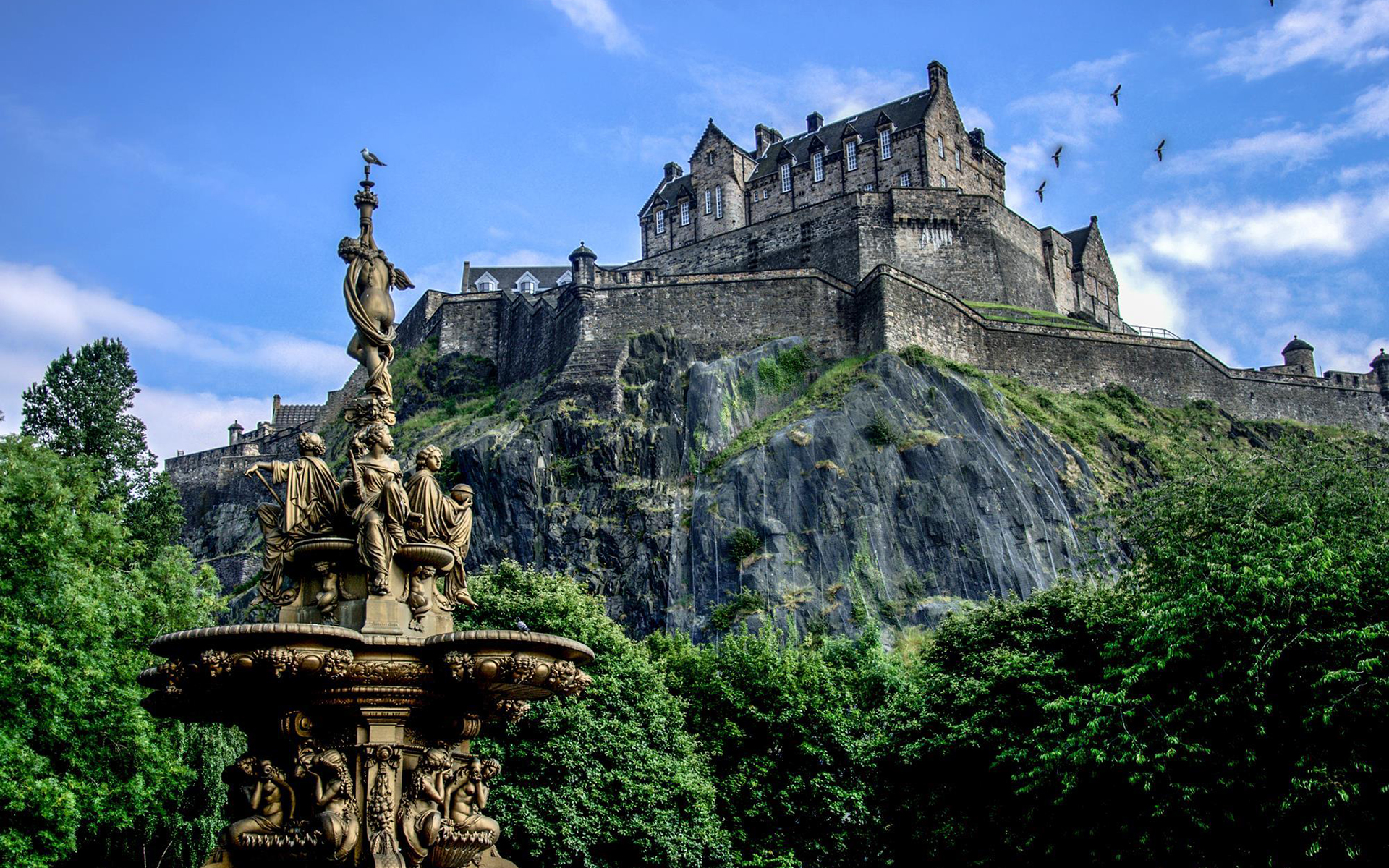 Download Scotland Castle Architecture Edinburgh Man Made Edinburgh 