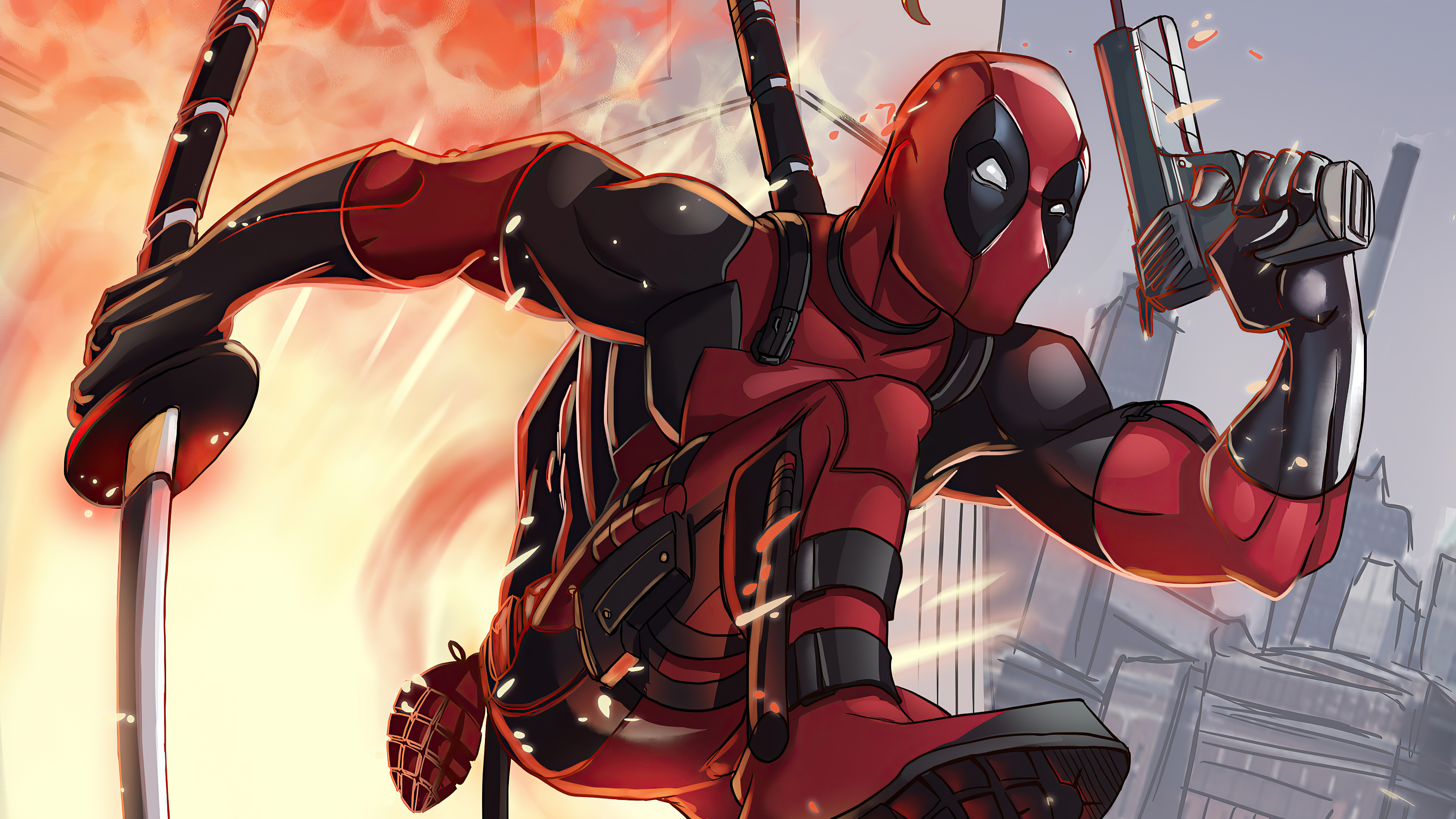 Deadpool 4k Ultra HD Wallpaper | Background Image | 3840x2160 | ID