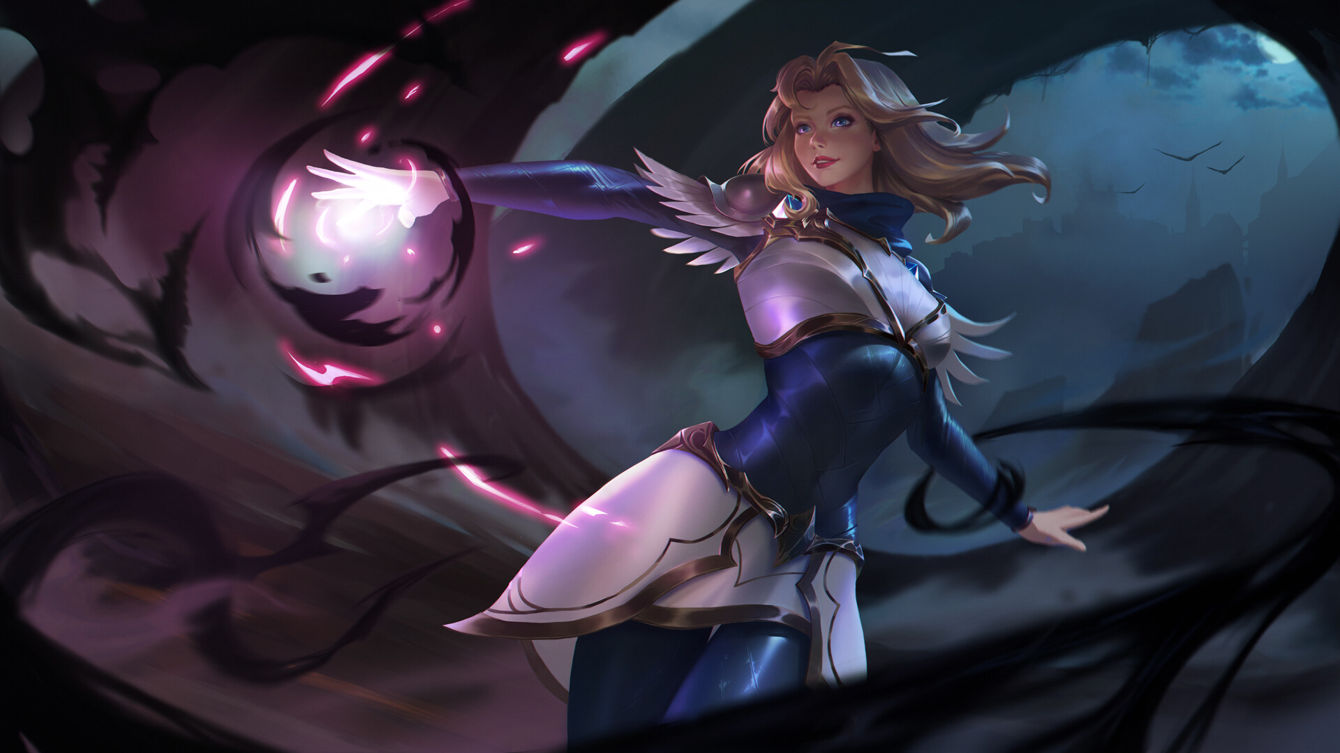 Download Lux (League Of Legends) Video Game League Of Legends HD Wallpaper  by JSYYY