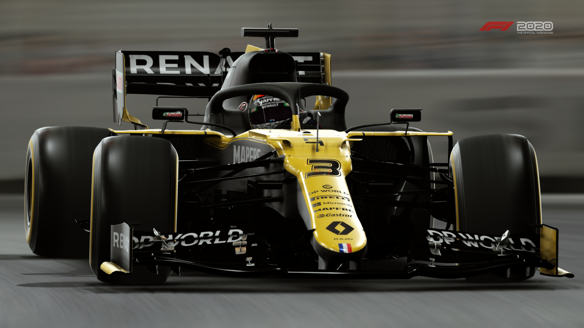 Download Renault DP World F1 Team R.S.20 Video Game F1 2020 HD Wallpaper by FLX-II