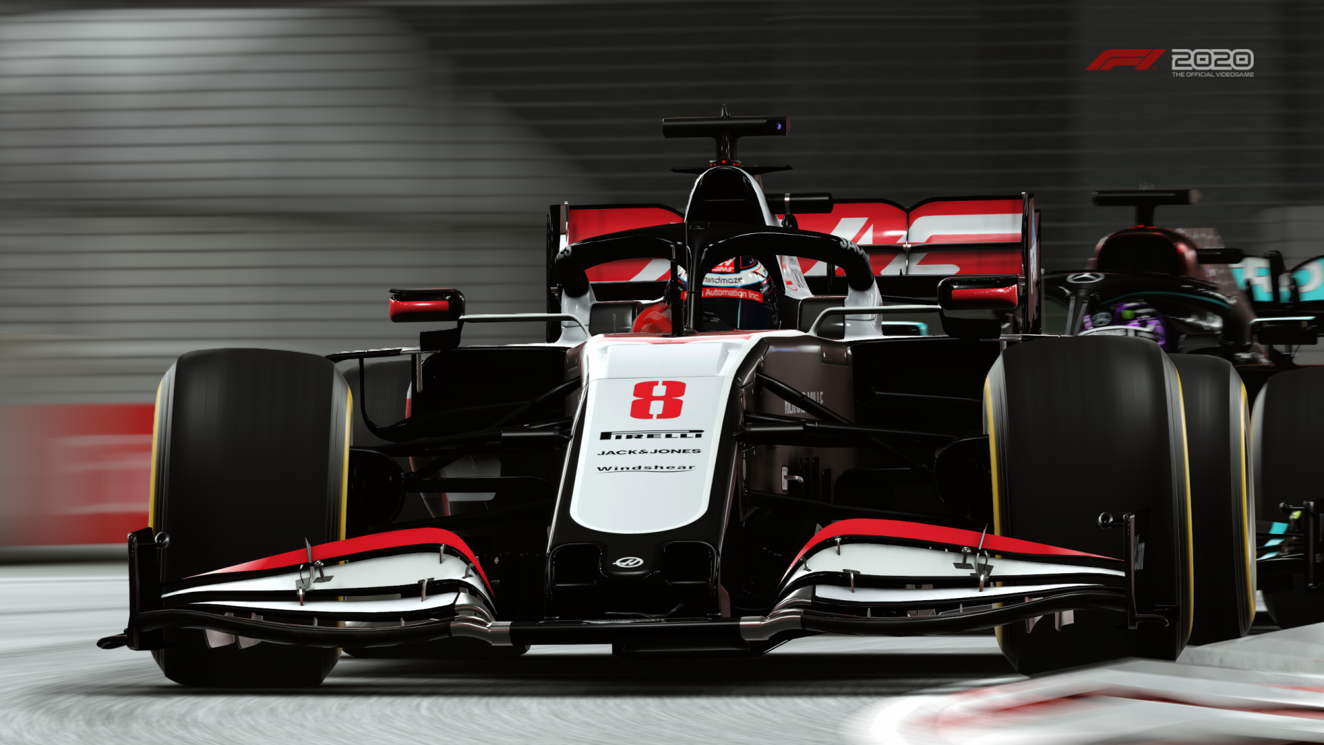 Download Haas F1 Team VF-20 Video Game F1 2020 HD Wallpaper by FLX-II