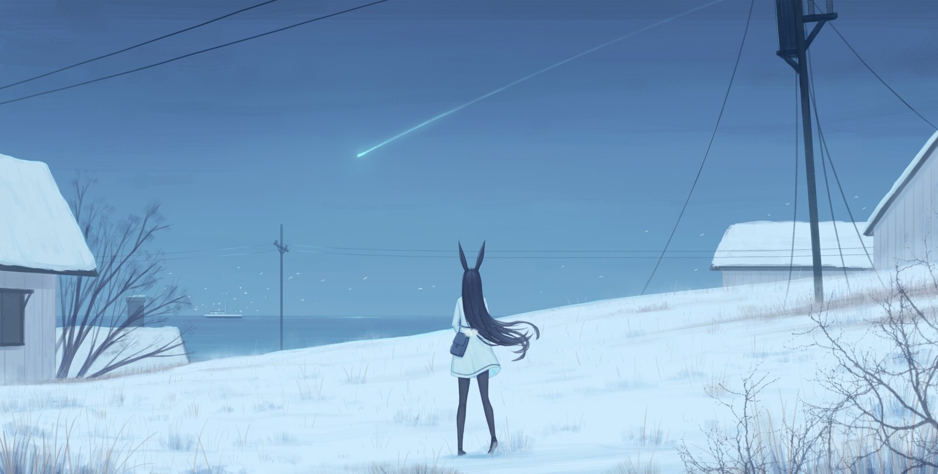 Download Anime Original HD Wallpaper by 咬人龟