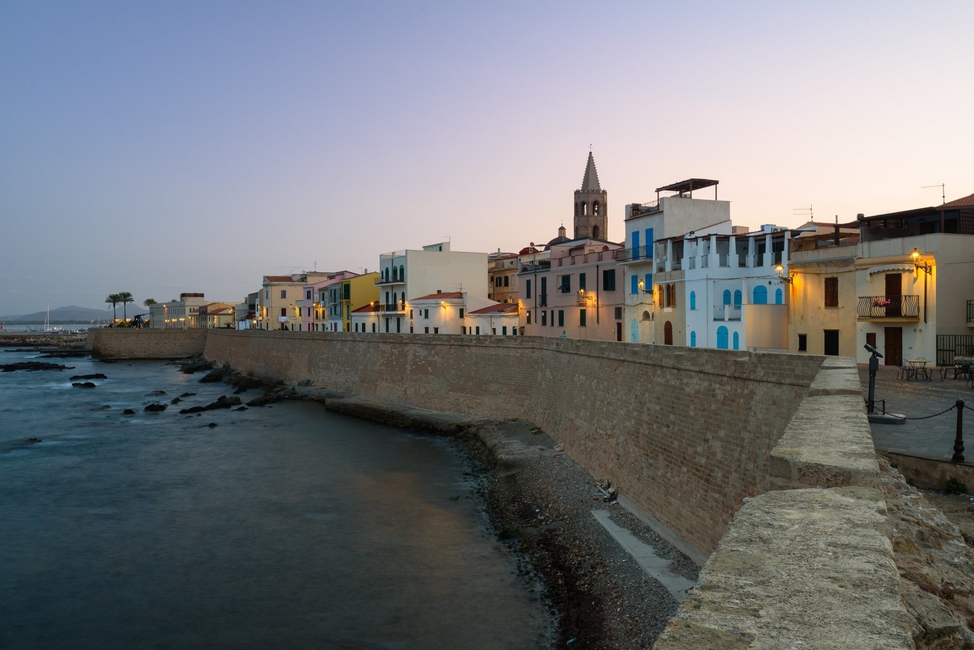 Download Alghero Sardinia Italy Man Made Town HD Wallpaper