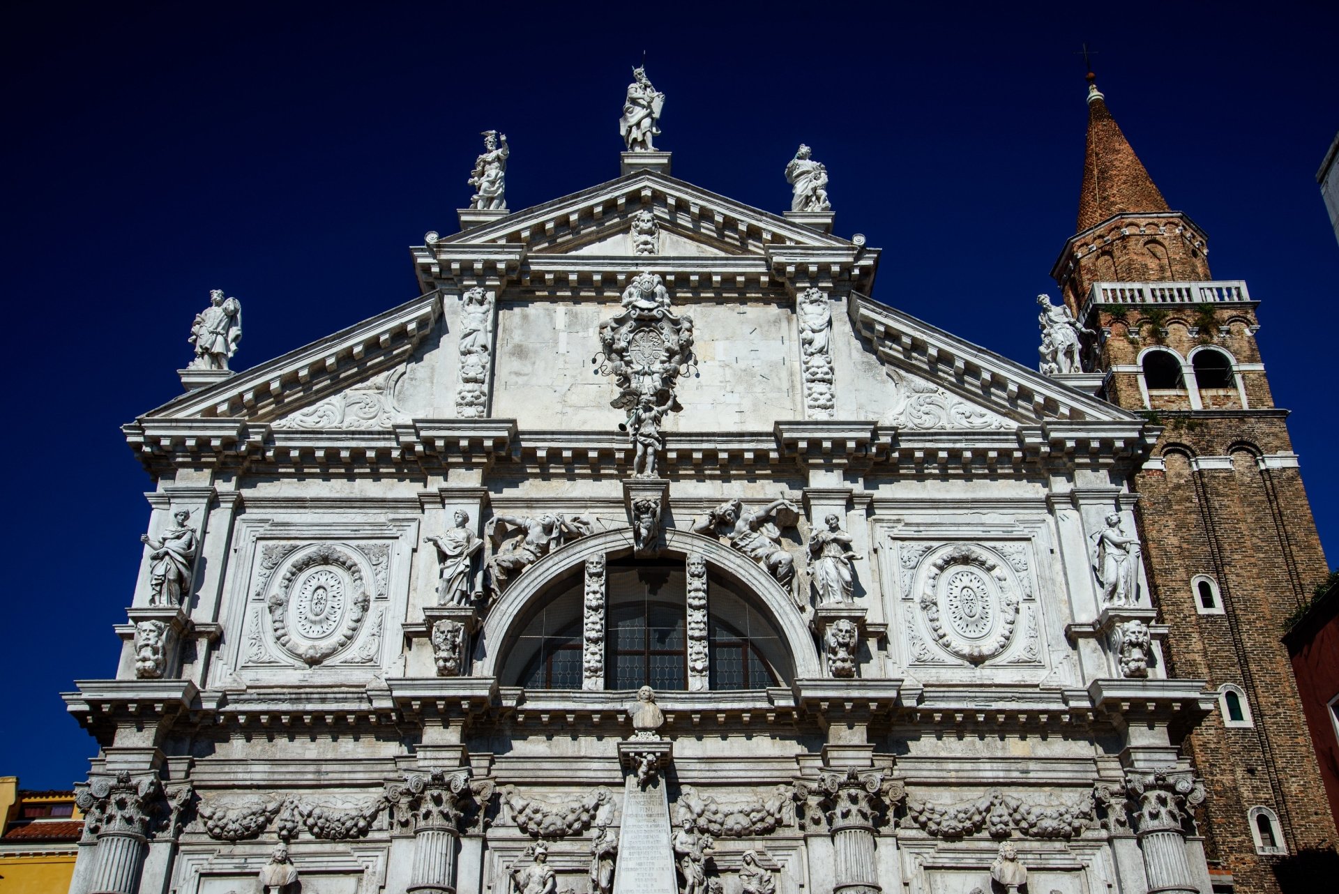 Download Church Of Saint Moses Bell Tower Venice Italy Religious Church HD Wallpaper