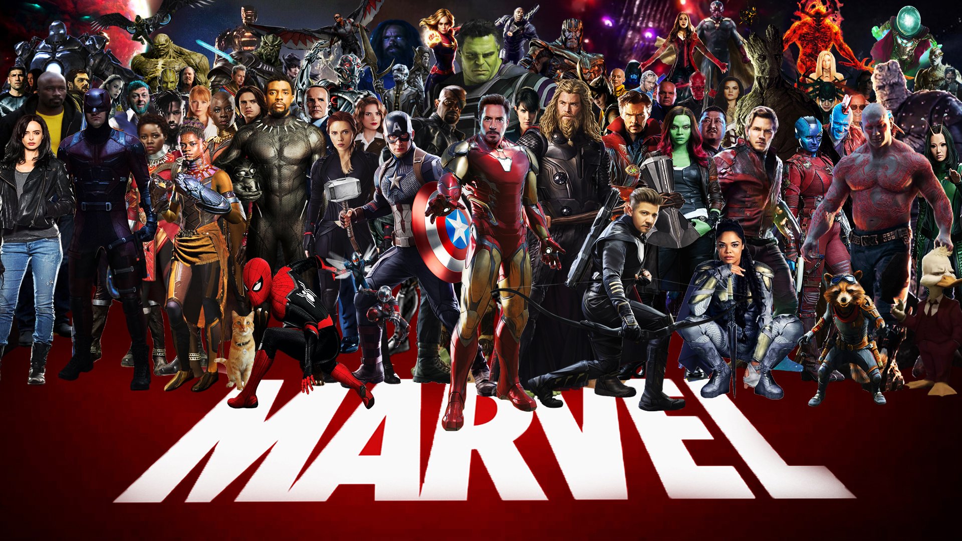 All Marvel Characters Wallpaper