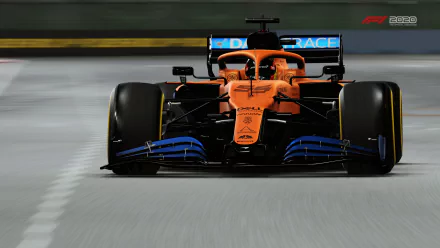 McLaren MCL35 video game F1 2020 HD Desktop Wallpaper | Background Image