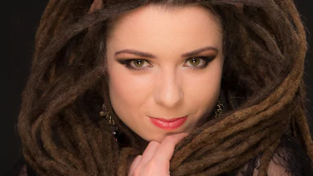 dreadlocks face model woman hair HD Desktop Wallpaper | Background Image