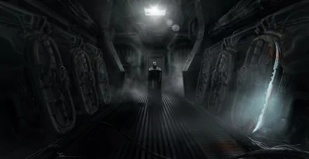  Gotham city prison concept art by Bruce Yu