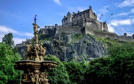 Scotland castle architecture Edinburgh man made Edinburgh Castle HD Desktop Wallpaper | Background Image