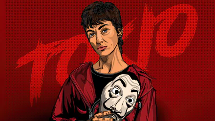 Tokyo (La Casa De Papel) Money Heist TV Show HD Desktop Wallpaper | Background Image