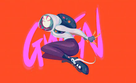 Comic Gwen Stacy HD Desktop Wallpaper | Background Image