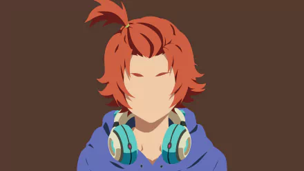  Sophia from Garo: Vanishing Line Minimalist Wallpaper for Desktop