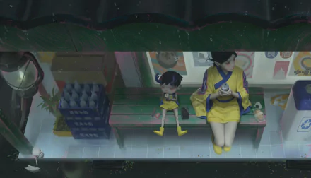 Anime rain Rain Anime HD Desktop Wallpaper | Background Image
