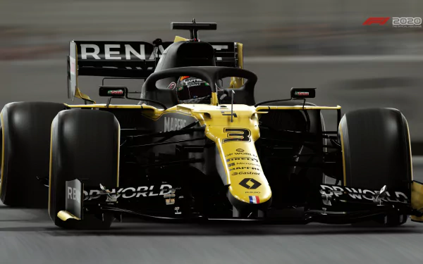 Renault DP World F1 Team R.S.20 video game F1 2020 HD Desktop Wallpaper | Background Image
