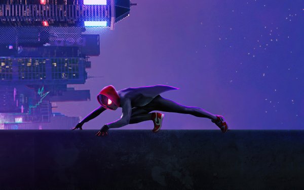 Movie Spider-Man: Into The Spider-Verse Spider-Man Miles Morales HD Wallpaper | Background Image