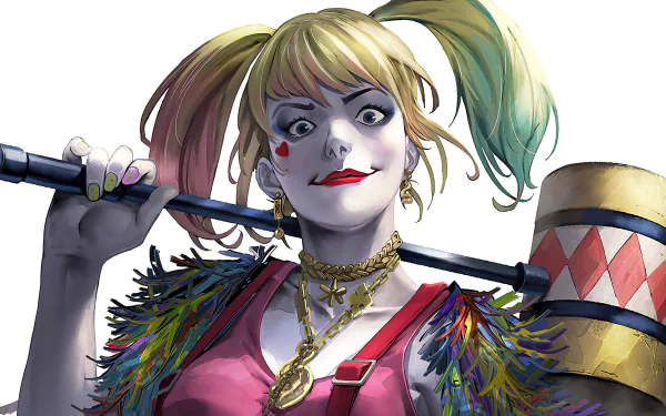 twintails DC Comics Comic Harley Quinn HD Desktop Wallpaper | Background Image