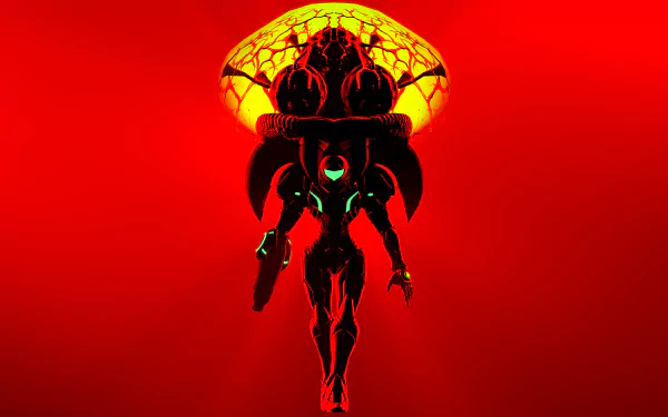  Samus and Metroid by GeniusGT