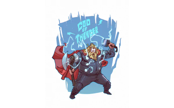 Comic Thor HD Desktop Wallpaper | Background Image