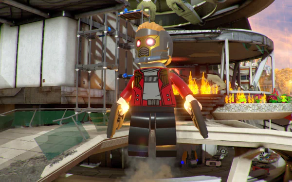 Star Lord Peter Quill video game Lego Marvel Super Heroes 2 HD Desktop Wallpaper | Background Image