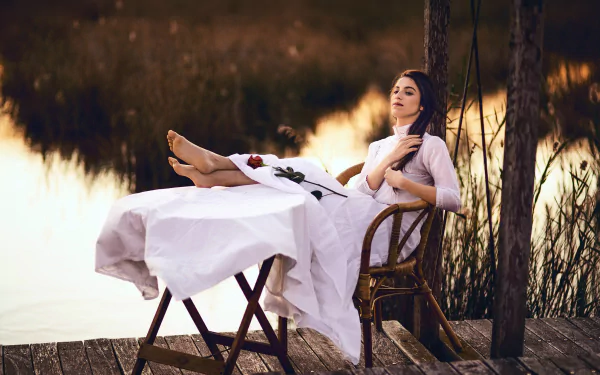 Marta Belda woman model HD Desktop Wallpaper | Background Image