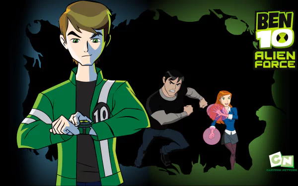 Gwen Tennyson Kevin Levin Ben Tennyson TV Show Ben 10: Alien Force HD Desktop Wallpaper | Background Image