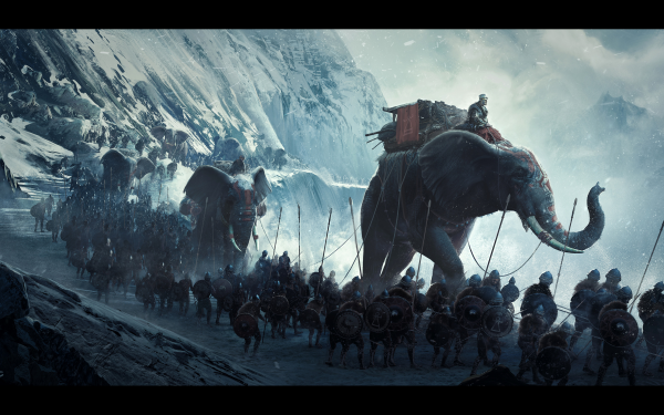 Fantasy Warrior Army Elephant HD Wallpaper | Background Image
